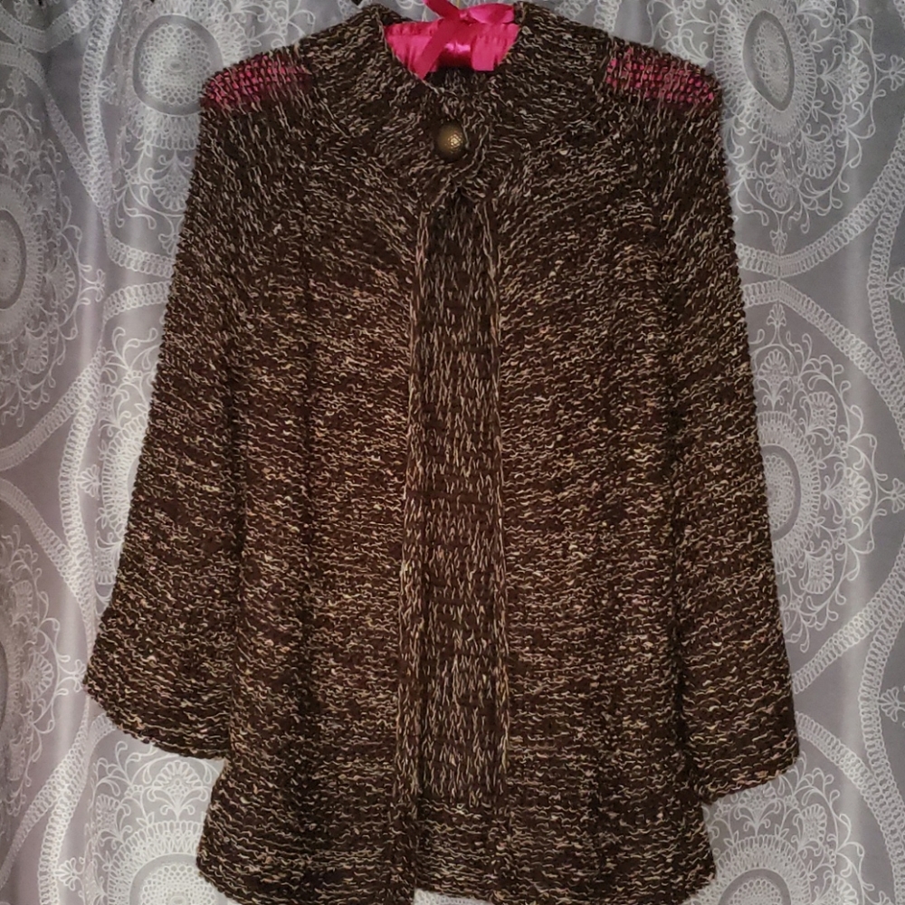 Vertigo Paris Shrug Vintage Cardigan Knit Sweater